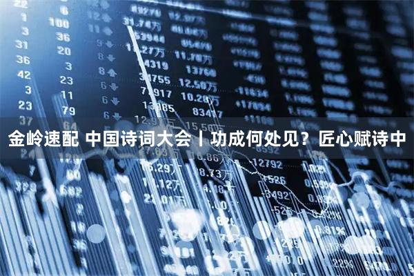 金岭速配 中国诗词大会丨功成何处见？匠心赋诗中